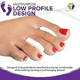 Premium Foam Toe Separators - Toe Spacers for Corn, Bilster, and Hammer Toe Relief - 1/4 Inch - Bulk Pack of 100 Toe Pads