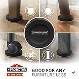 Felt Furniture Sliders for Hardwood Floors X-PROTECTOR 16 PCS 3 ½” - Furniture Slider with Unique Design - Heavy-Duty Furniture Movers for Hard Surfaces - Felt Sliders - Move Your Furniture Easily!