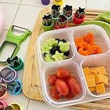 Sandwich Bread Cutters Shape Set for Kids Bento Lunch Box Accessories Kit Includes Vegetable Fruit Cookie Cutter, Animal Food Picks