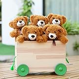 Quaakssi Teddy Bears Bulk 5 Packs Teddy Bear Stuffed Animals Plush Toys Gift for Kid Girlfriend,13.5 Inches Stuffed Bears for Christmas Valentine’s Day Birthday Wedding Party