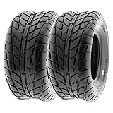 SunF 25x8-12 25x10-12 Hardpack Race Sport ATV UTV Tire 6 PR A021 - BUNDLE