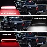 AUYICH LED Third Brake Light Compatible with Tundra 2000-2006, Rear Center High Mount Stop Light, F1 Style Strobe Roof Cargo Lamp, 3rd Brake Light Assembly Replace, Plug&Play, Waterproof, Smoked Lens