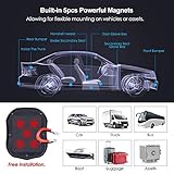 GPS Tracker for Vehicles TK905 Magnetic Long Battery Life, Car GPS Tracker Device Hidden, Unlimited Distance Global Real Time Tracking Locator Waterproof Low Subscription