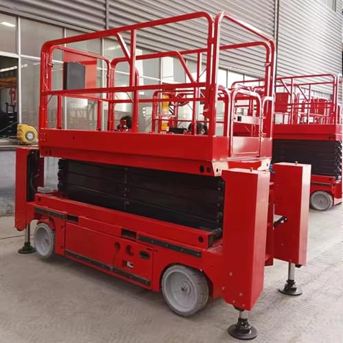 Heavy Duty Scissor Lift, Hydraulic Platform for Warehouse & Outdoor Use