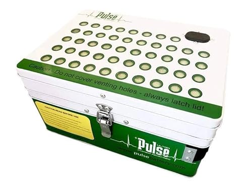 Pulse LiPo-Lithium Battery Box - Fireproof Safe Storage for RC Toy Enthusiasts - Smoke & Soot Filtration, Secure Charging - Lightweight Toy Box for 2 Batteries, 240 x 165 x 80mm