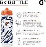 Gatorade Gx NFL Non-Slip Squeeze Bottles, 30 fl oz, Gx Hydration System