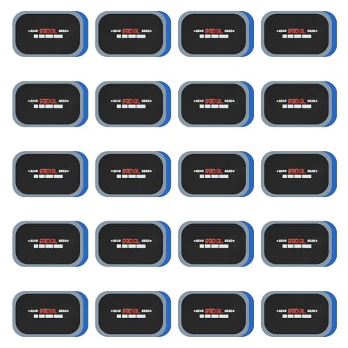 ZOSANY 20 PCS Tire Patch Kit Heavy Duty,Square Rubber Tire Patches 3.15" X 2.56",Flat Tire Repair Kit and Tube Patch Tire Repair Tools for Car Truck Tractor Bus Agricultural Vehicles