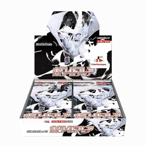 Card Game Booster Box Variation New unopened 1rare Art Gift Hard Loader Included PokePokeJapan(SV11w White Flare,Box 1)