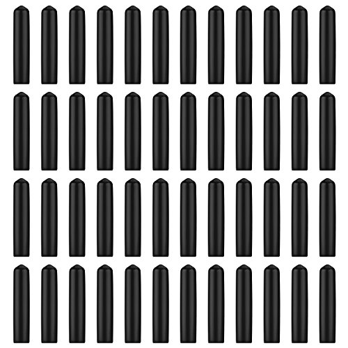 eBoot Black Rubber Pourer Cap Liquor Bottle Pourer Cover Dispenser Spout Dust Covers (48)