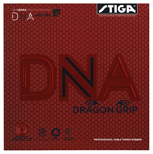 STIGA DNA Dragon Grip 55 Table Tennis Rubber | Ping Pong Sheet for Maximum Control & Powerful Spins - Full Stroke Control - Made in Germany