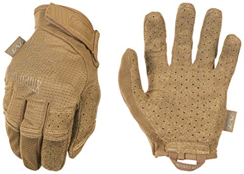 Mechanix Wear Specialty Vent Tactical Gloves - Ventilated Precision Fit High-Dexterity Field Work Gloves - Touchscreen Compatible & Machine Washable - Large - Coyote Tan