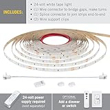 Armacost Lighting RibbonFlex Pro LED Tape Light, Soft Bright White (3000K), 60LEDs/M, 32.8' (10M) 24V 145250