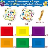 30 Pcs Summer Craft Kits for Preschool Kids First Day of School DIY Paper Picture Frame Craft Art Craft Kindergarten Home Classroom Indoor Activities Game Summer Party Favor Decor