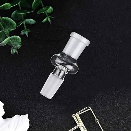 Glass Adapter Connector - 14mm Male to 18mm Female Joint Sizes for Chemistry Laboratory Set Up（14/18mm）