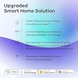 Linkind Matter Smart Light Bulb, Smart Bulbs Work with Apple Home/Siri/Alexa/Google Home/SmartThings, LED RGBTW Color Changing Bulbs Music Sync, Smart Home, A19 E26 60W 800LM, 2.4Ghz WiFi Only, 4 Pack