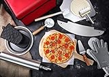 New Star Foodservice 50905 Pizza Pan/Tray, Wide Rim, Aluminum, 16 Inch, Pack of 6