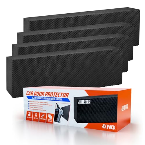 Garage Wall Protectors (4 Pack) - 1.8 Inches Thick Foam Bumper Guards for Car Door Protection, Scratch Resistant, Waterproof & Easy to Install, Heavy-Duty Garage Parking Safety Shields for Walls