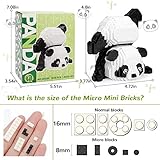 Cute Panda Mini Building Blocks Sets for Goodie Bags, Not Compatible with Lego Animals, 1325 PCS Micro Mini Building Toy Bricks for Adults, Party Favors for Kids Boys Girls 12-14