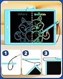 Bravokids Toys for 3-6 Years Old Girls Boys, LCD Writing Tablet 10 Inch Doodle Board, Electronic Drawing Pads, Educational Birthday Gift for 3 4 5 6 7 8 Years Old Kids Toddler (Blue)