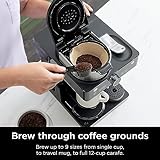 Ninja Espresso & Coffee Maker & Barista System, 3 Espresso Brew Styles, Single-Serve Coffee & Nespresso Capsule Compatible, Built-in Frother, Espresso, Cappuccino & Latte Maker, Black, CFN601