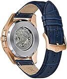 Bulova Men's Classic Sutton 3-Hand 21-Jewel Automatic Watch, 42 Hour Power Reserve, Skeleton Dial, Luminous Hands, 100M Water Resistant, 43mm