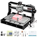 Genmitsu CNC 3018-PRO Router Kit Milling Engraving Machine + 40PCS End Mill CNC Router Bits (2 Flutes, 1/8" Shank)