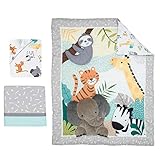 Bedtime Originals Mighty Jungle 3Piece Crib Bedding Set, Multicolor (283003V)