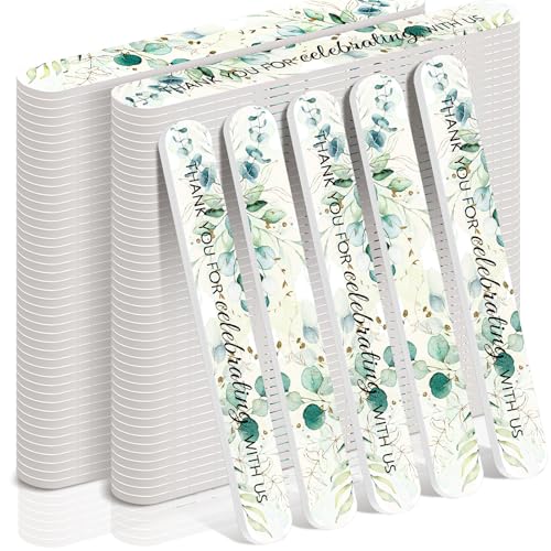 Lanties 50 Pcs Wedding Bridal Shower Party Favors Bulk Nail Files Emery Boards for Guests Bridesmaid Bachelorette Party Favors Thank You for Celebrating with Us Game Prizes Gifts Bags Stuffers