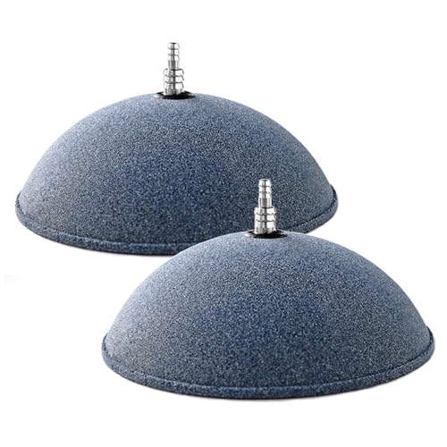 kathson Mineral Air Stone Bubble 4 Inch Ball Shape Diffuser Airstones for Aquarium, Fish Tank, Pump and Hydroponics(2 Pack)