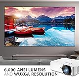 ViewSonic LS920WU 6000 Lumens WUXGA Laser Projector for 300 Inch screen, Dual HDMI, 4K HDR/HLG Support, 1.6x Optical Zoom for Business and Education