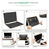 MOSISO Compatible with MacBook Pro 13 inch Case M2 2025, 2024, 2023-2016 A2338 M1 A2251 A2289 A2159 A1989 A1708 A1706, Plastic Hard Case&Bag&Keyboard Skin&Webcam Cover&Screen Protector, Rose Quartz