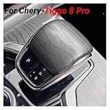 LMWMLURX Compatible for Chery -Tiggo 8 Pro 2021 2023 Gear Lever Cover Sticker Interior Accessories The Gear Lever Car Stickers Accesorios para Auto(Carbon Fiber)