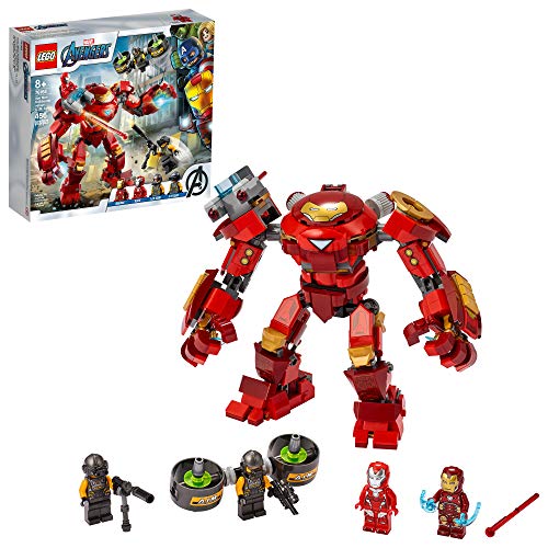 LEGO Marvel Avengers Iron Man Hulkbuster Versus A.I.M. Agent 76164, Cool, Interactive, Brick-Build Avengers Playset with Minifigures (456 Pieces)