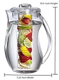 Prodyne Fruit Infusion Flavor Pitcher, Clear, 93 oz.