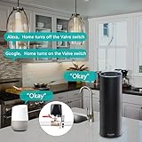 Electric Smart Valve, Zigbee Water Valve, Watering Timer, Zigbee Electric Water Shutoff Controller, Robot Automatic Shutoff, Smart Life and Tuya for Alexa Google Assistant (2pcs)