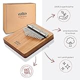 Hokema Kalimba B17 C Major - The Original Handmade in Germany - Thumb Piano - Easy to Learn Musical Instrument - Perfect for Beginners - Thumb Piano Equally for Children and Professionals