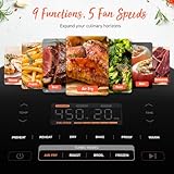 COSORI Air Fryer 9-in-1, Compact but Large 6 Qt, 5 Fast Fan Speeds with 450F for Ultra Crsipy, 95% Less Oil, 100+ In-App Recipes, Roast, Bake, Dehydrate, Reheat, Broil, Proof, Light Gray