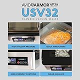 Avid Armor Ultra Series USV32: Premium Chamber Vacuum Sealer Machine High-Performance Vacuum Chamber Sealer for Professional and Home Use, Ideal Commercial Vacuum Sealer Machine for Food Preservation