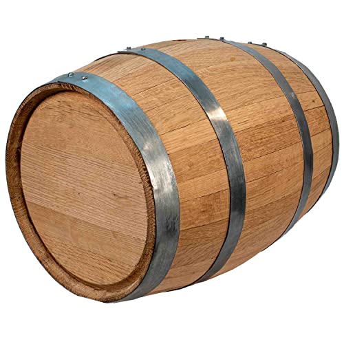 5 Gallon Oak Barrel - Wooden Whiskey Barrel Wine Barrel (20 Liter) - for The Home Brewer, Distiller, Wine Maker - New American Oak Barrel for Aging Whiskey, Bourbon, Mead (HERITAGE SERIES)