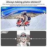 Selfie Stick Long Pole Invisible for GoPro Insta360 (120cm/47.2in), Carbon Fiber Waterproof Extension Monopod for Go Pro Max Hero 13 12 11 10 9 8 7 DJI Action 5 Pro Pocket 3 Insta 360 X3 GO3 Ace Pro 2