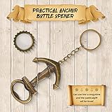 50pcs Anchor Keychain Bottle Opener Wedding Party Gift Decoration, Perfect for Birthday Party, Baby Shower Give Back Guest Gift, Nautical Themed Beer Opener Keychain