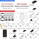 FREENOVE Hexapod Robot Kit with Remote (Compatible with Arduino IDE), App Remote Control, Walking Crawling Twisting Servo STEM Project