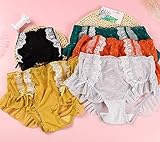 5 Pack of Japanese Sexy Women Lolita Panties Sweet Lace Bikini Underwear Cosplay Anime Briefs Lingerie Panty (XX-Large) Multicolor