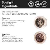 Soulflower Rosemary Oil for Hair Growth, Healthy Hair, Scalp Nourishment - 100% Pure, Organic & Natural, Coldpressed Oil, 6.77 Fl Oz