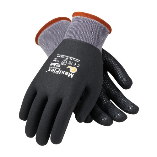 PIP 34-846 GTEK Maxiflex Ultimate Gloves w/Dots - Large (DOZEN)