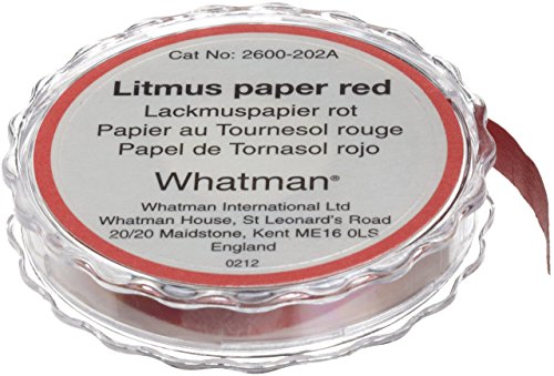 Whatman 2600-202A Acid Alkali Litmus Paper Dispenser, Litmus Red Reel, 7mm x 5m Reel