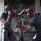 RDX Boxing Headgear, MMA Training, Adjustable Padded Kara,Muay Thai Headgear, Kickboxing, Sparring, Martial Arts, Karate, Taekwondo Helmet