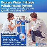 Whole House Water Filter System| Ultimate Protection | 3 Stage Water Purifier Whole Home, Top-Tier Heavy Metal + Anti-Scale Filters, High Reduction in Scale, Chloramine, Chlorine, PFAs, Lead, Arsenic