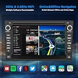 Jimwey Car Stereo for Chevy Silverado Chevrolet Tahoe GMC Sierra Yukon Buick Enclave Car Radio with Bluetooth, Carplay/Android Auto, WiFi SWC FM/AM GPS Navigator, 7 Inch Touchscreen Android Head Unit