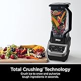 Ninja BL610 Professional 72 Oz Countertop 1000-Watt Base and Total Crushing Technology for-Smoothies, Ice and Frozen Fruit, Black, Blender + Pitcher